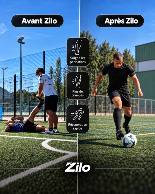 Zilo — Manchon de compression pour footballeurs